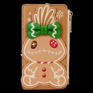 Loungefly Disney Scrump Lilo And Stitch Gingerbread Christmas Wallet NWT